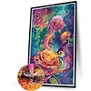 (40*60cm)Flower - Full Round Drill Diamond Painting