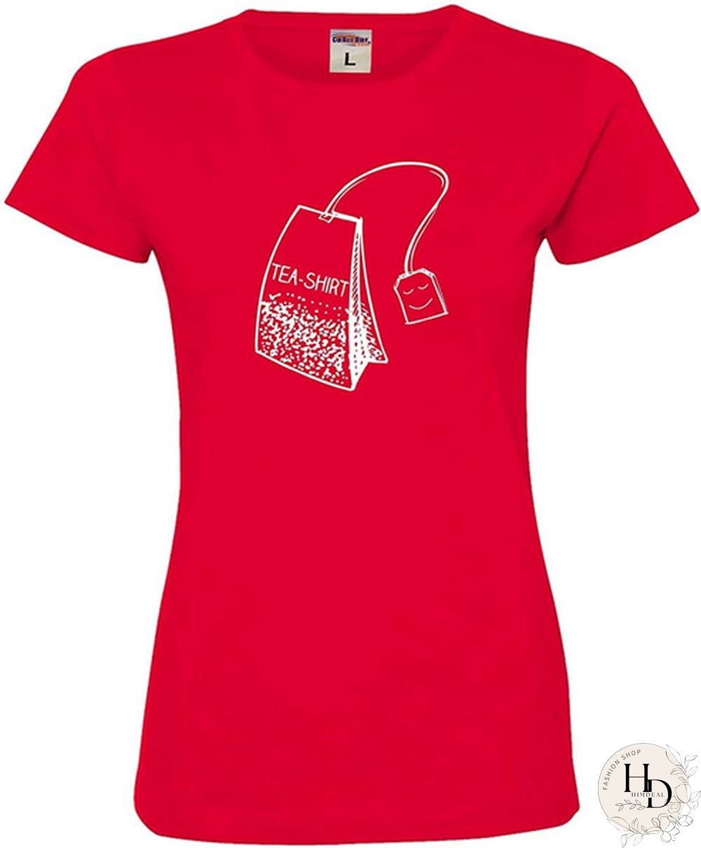 Go All Out Womens Tea Shirt Funny Tea Lovers Pun Deluxe Soft T-Shirt