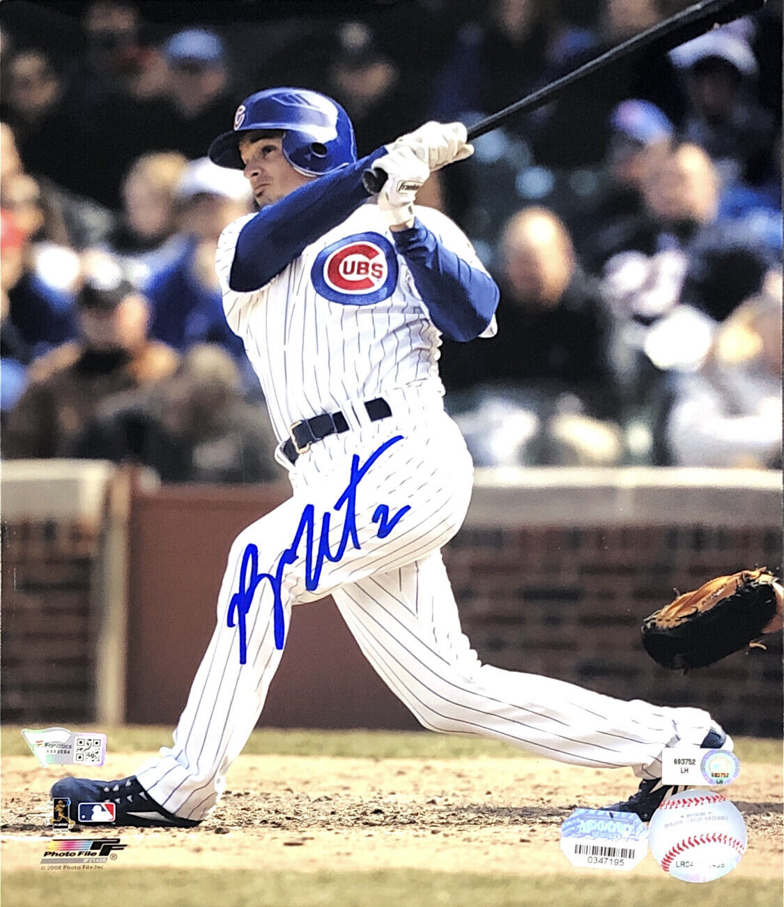 RYAN THERIOT HAND SIGNED AUTOGRAPHED 8X10 BASEBALL Photo Poster painting WITH FANATICS COA 6