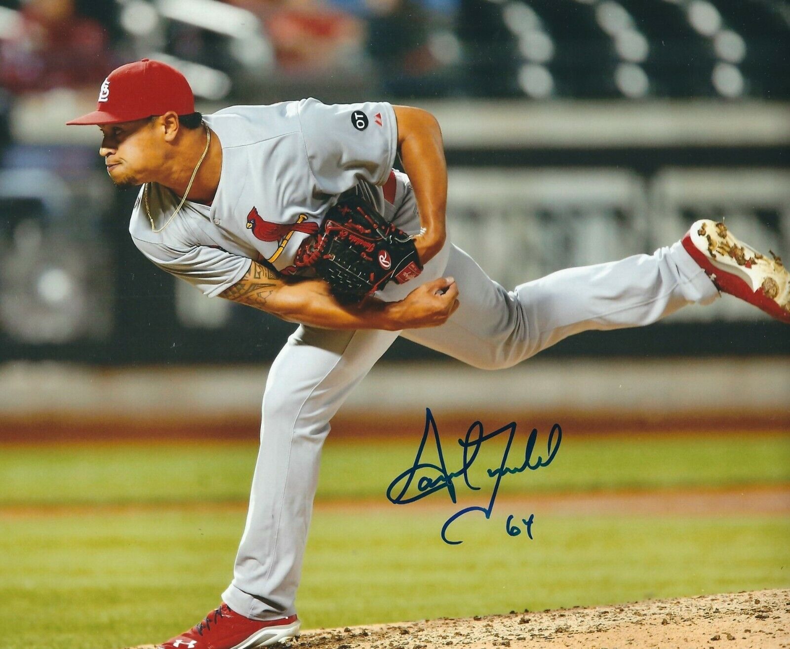 Signed 8x10 SAM TUIVAILALA St. Louis Cardinals Autographed Photo Poster painting - COA