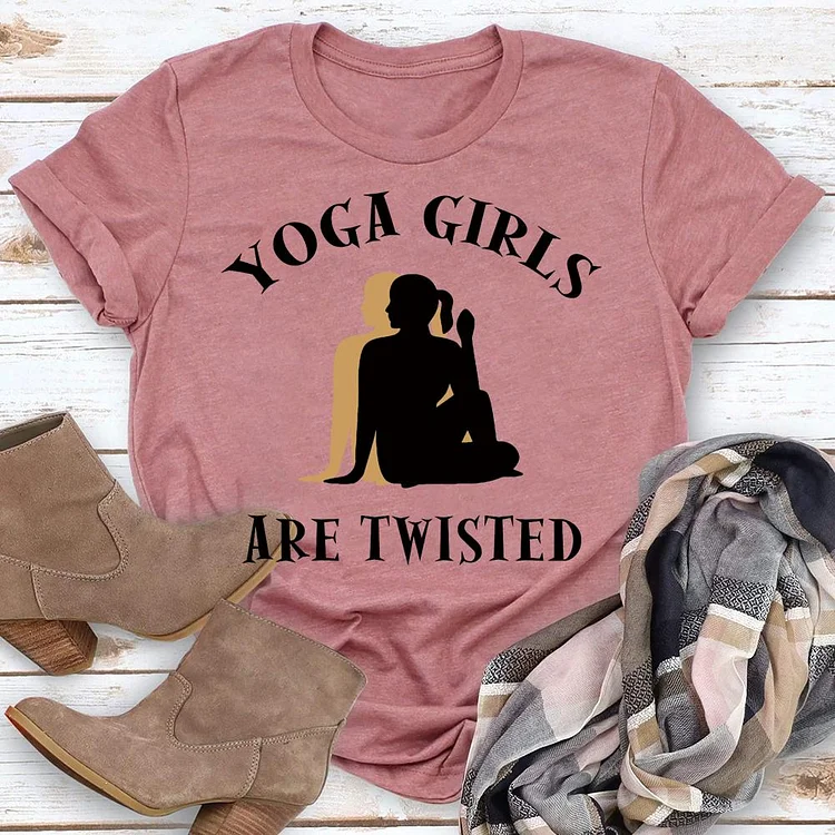 Very Funny Yoga GIRLS  T-Shirt Tee-05110-Annaletters