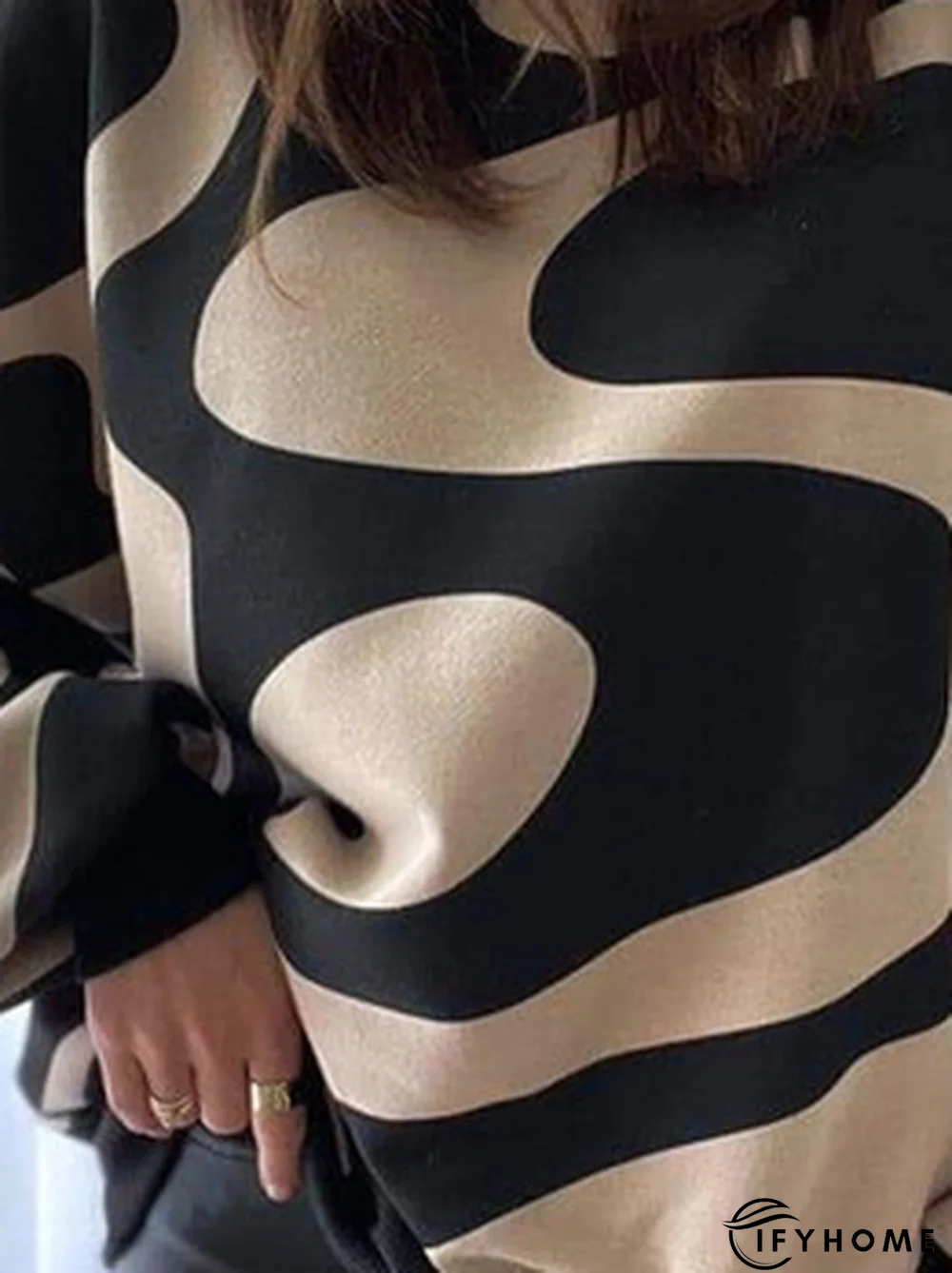 Casual Abstract Sweatshirt | IFYHOME