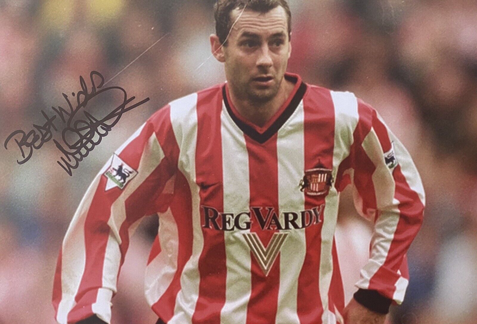 Don Hutchison Genuine Hand Signed Sunderland 12x8 Photo Poster painting 2