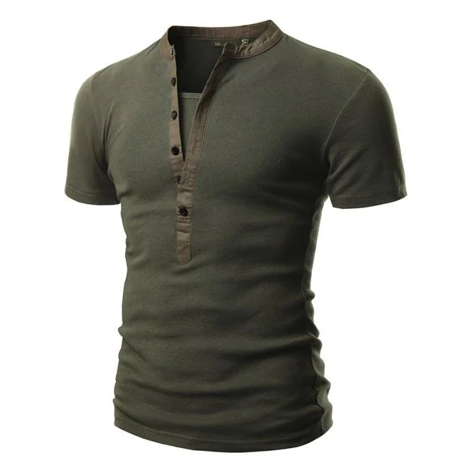 Men's Breathable Wicking Solid Color Short-Sleeved T-shirt / [viawink] /