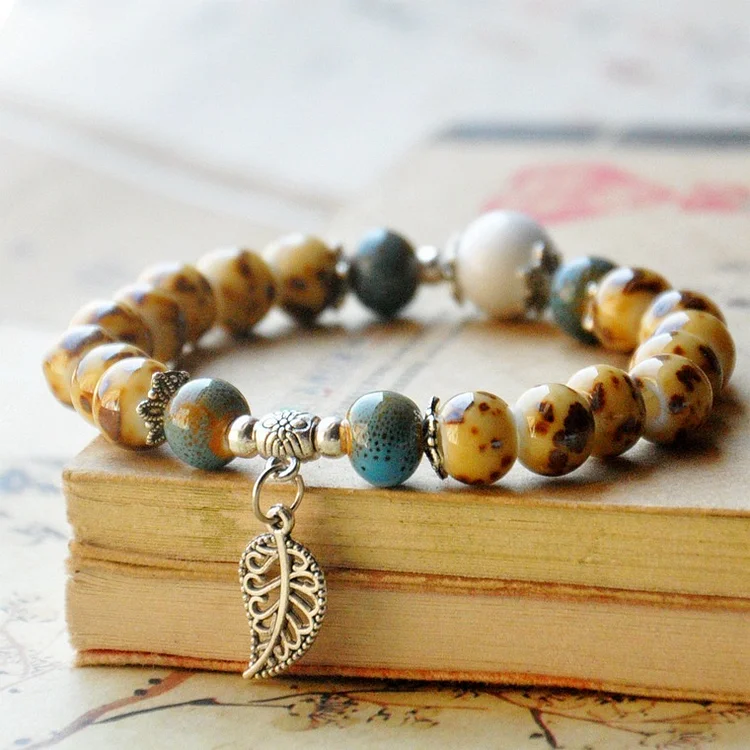 Men's Ethnic Casual Ceramic Bracelet