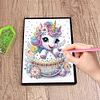 50 Pages DIY Unicorn Special Shaped Diamond Painting Notebook