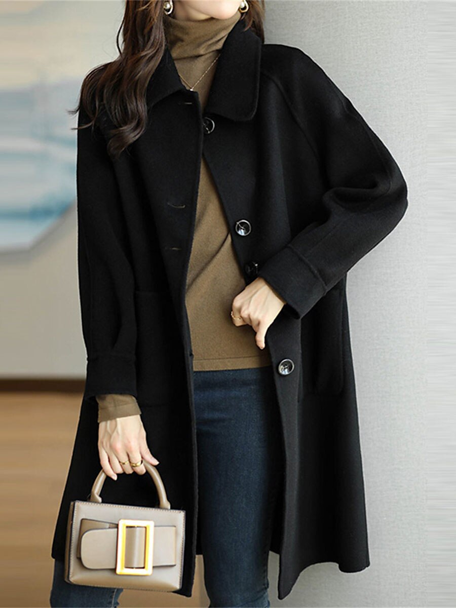 Women's Winter Coat Long Overcoat