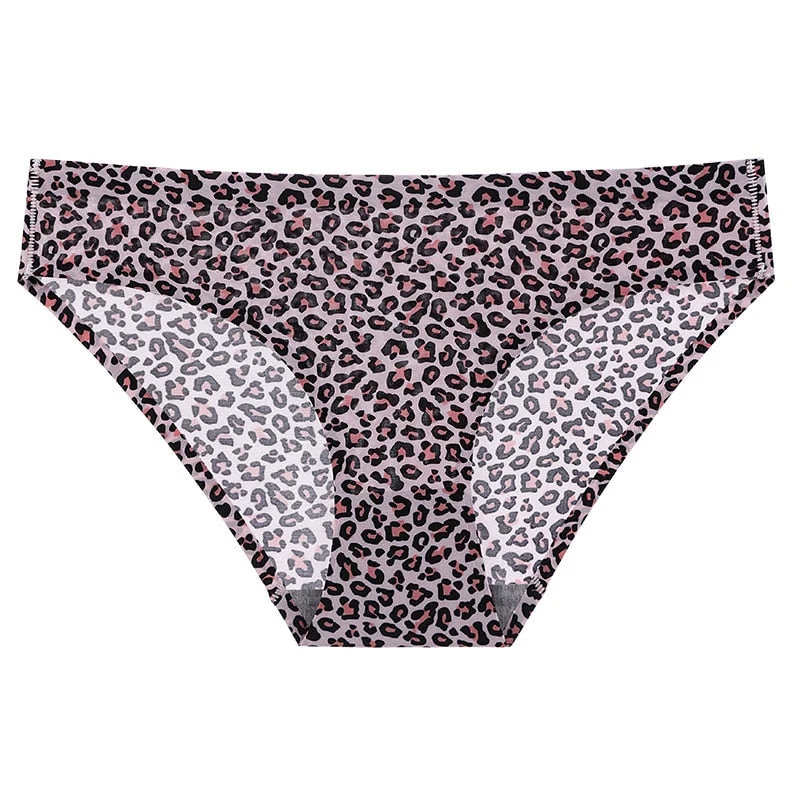Women's Panties Large Size Traceless Printing Underwear European and American  comfort briefs low waist seamless Panties