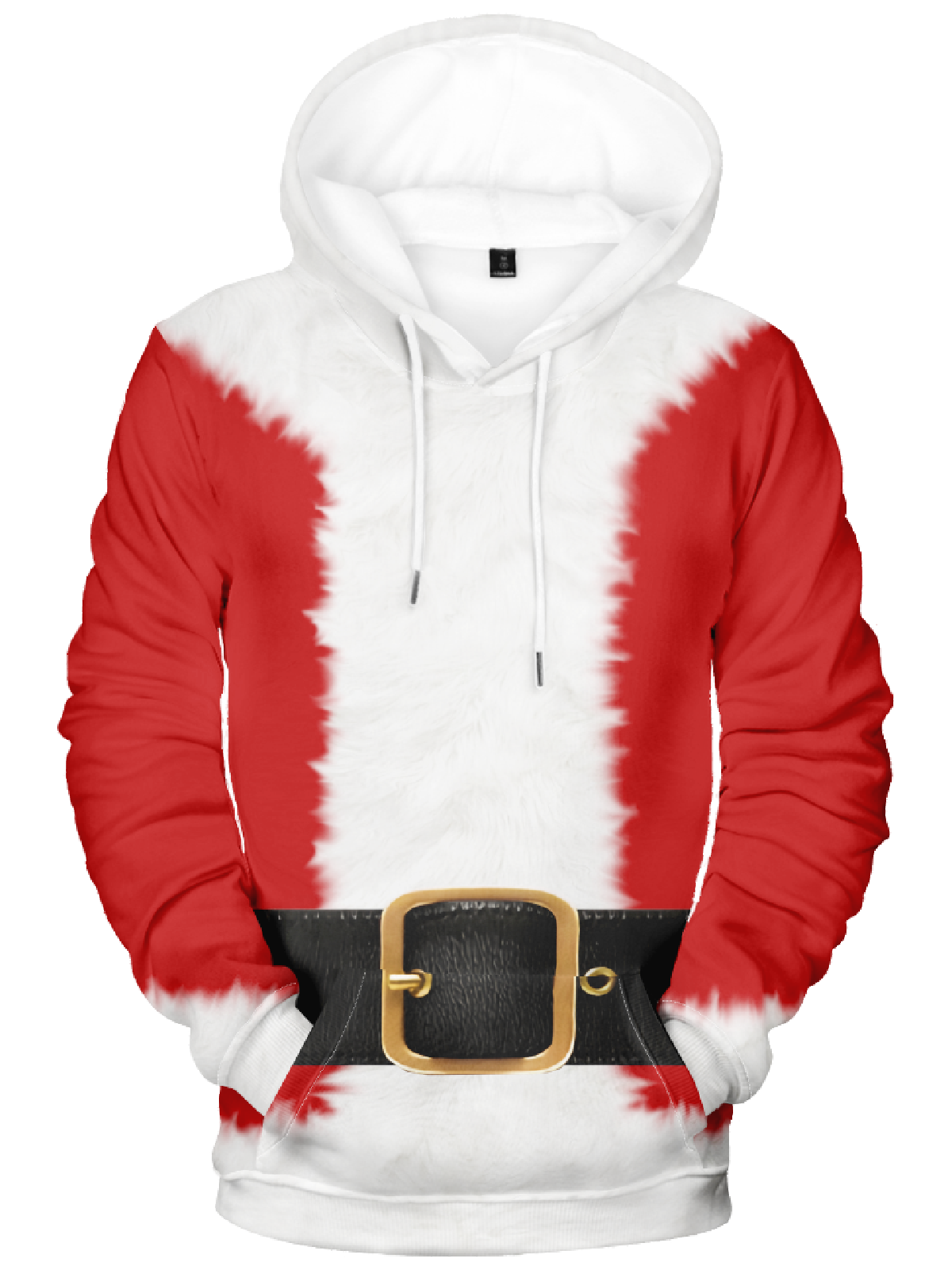 Men's Plus Size Casual Creative Christmas Theme Hoodies PLUSCLOTHESMAN