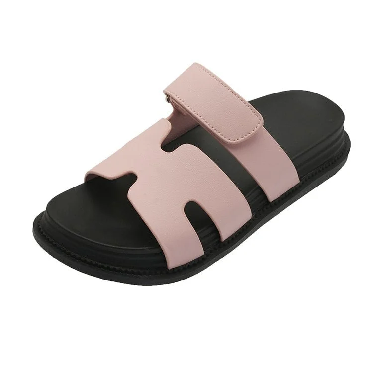 2021 Women Slippers Soft Stitching Summer Ladies Slippers Flat Sandals Open Toe Beach Shoes Women's Flip Flops Trendy Footwear