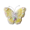 Butterfly Sequins Embroidery Beaded Brooch Handmade DIY Material Kit