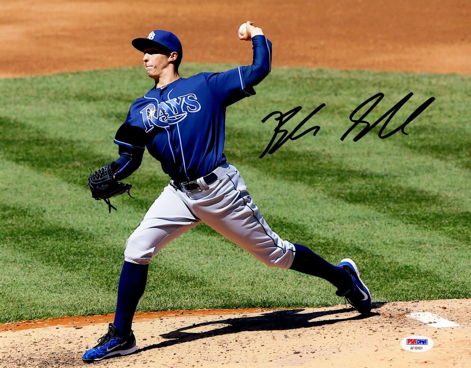 Blake Snell Signed 11x14 Photo Poster painting PSA COA Auto Rookie RC Rays Photo Poster paintinggraph Cy Young