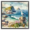 Seaside Scenery-11CT Stamped Cross Stitch 40*40cm/15.75*15.75in tapestrymarket