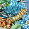 DIY Bird Art Special Shaped Diamond Painting Wristlet Wallet Women Clutch Mosaic Bag