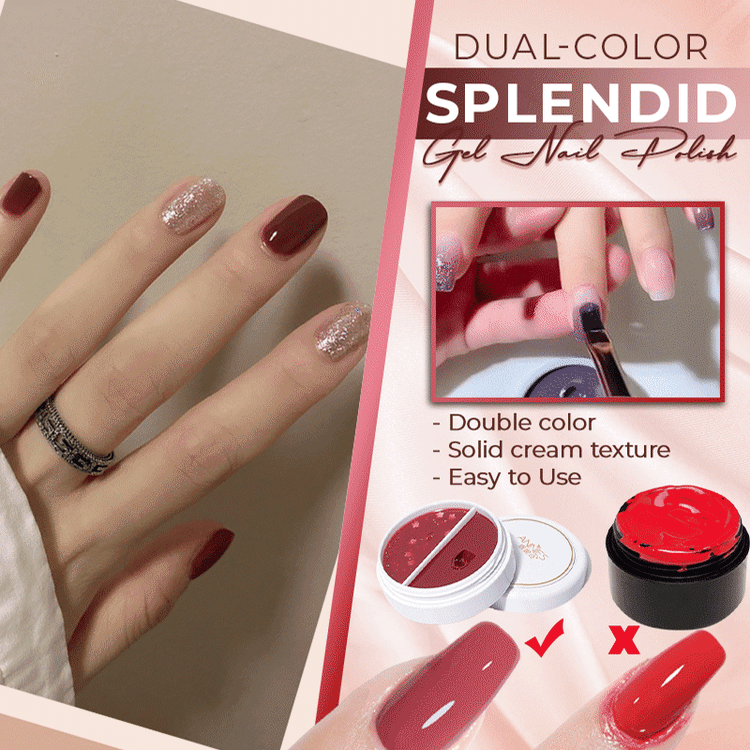 Dual-Color Splendid Gel Nail Polish