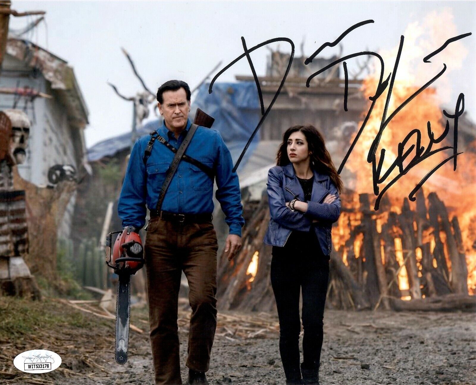 Dana DeLorenzo autographed signed 8x10 Photo Poster painting JSA COA Ash vs Evil Dead Kelly