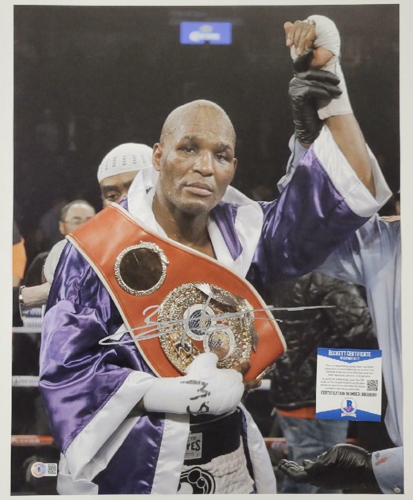 Bernard Hopkins signed 16x20 Photo Poster painting #5 The Alien Autograph ~ Beckett BAS COA