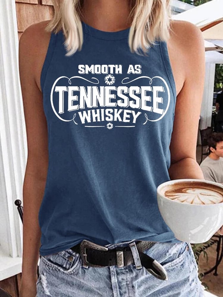 Women's Smooth As Tennessee Whiskey Tank Top