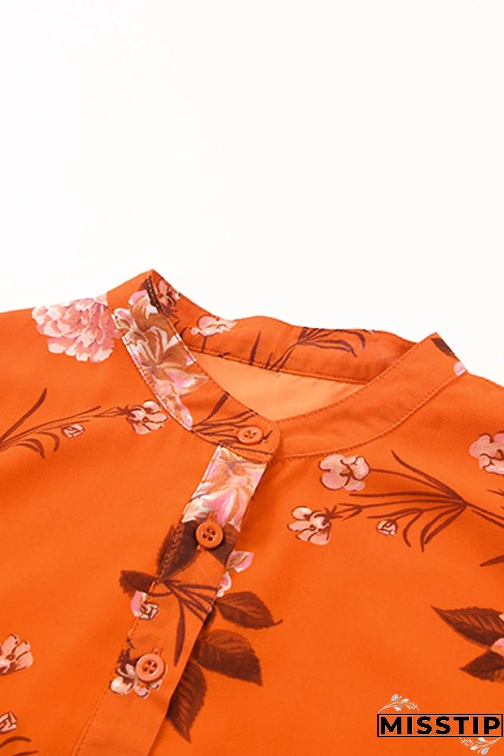 Vintage Floral Print Drawstring Flowy Dress