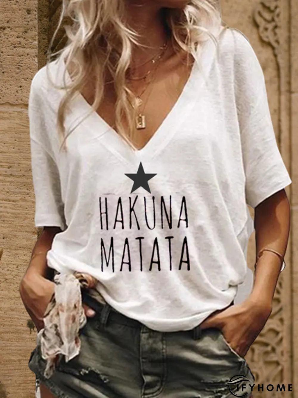 Short Sleeve Casual Tops | IFYHOME