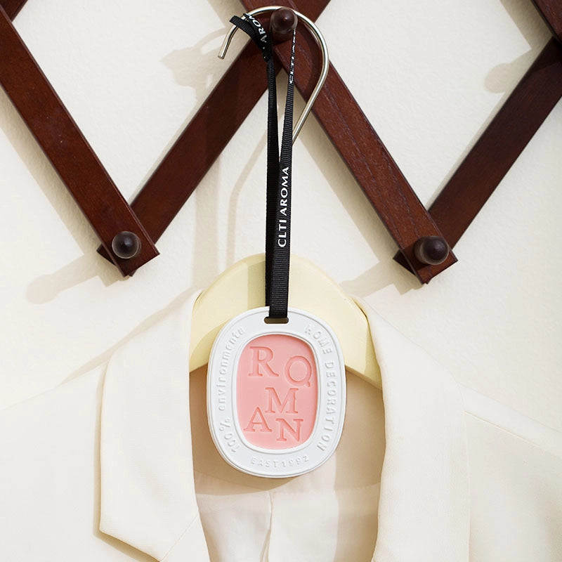 Aromatherapy Gypsum Wax Slice Home Wardrobe Aroma Solid Perfume Accompanying Gift Car Fragrance Pendant