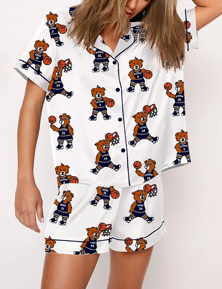 Women's UConn Huskies Basketball Champion 2025 Pajama Set