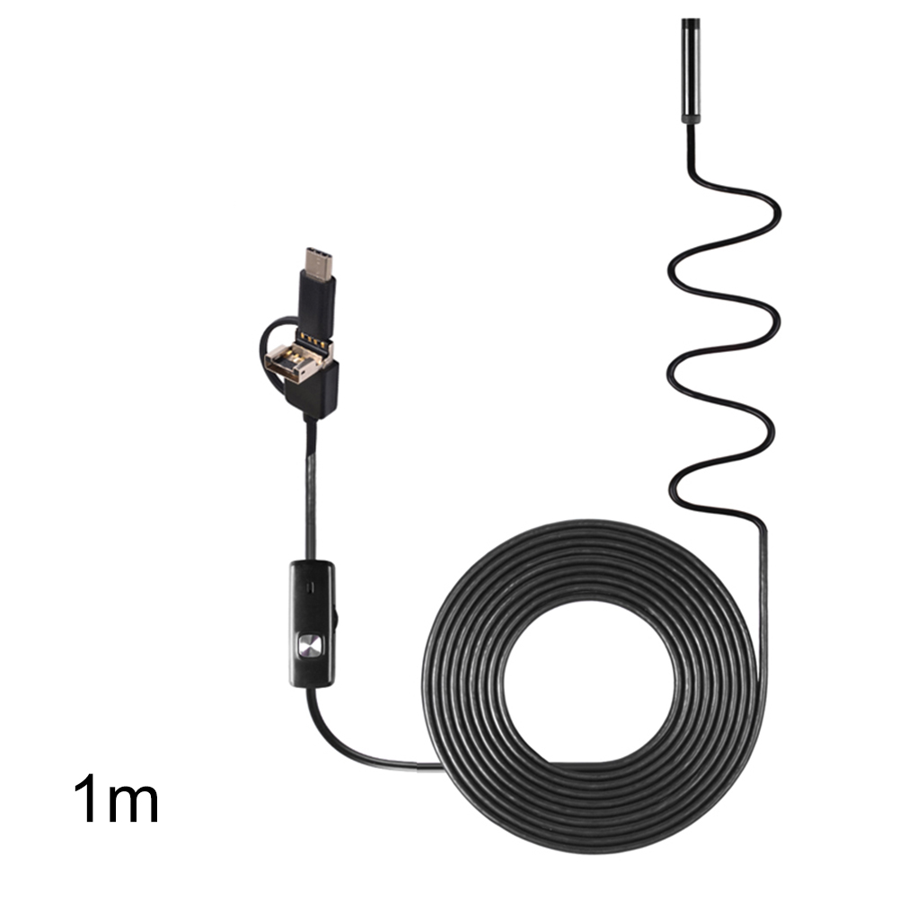 

3-in-1 Computer Endoscope Borescope Tube 8mm 8LED 1080P Inspection Camera, 501 Original