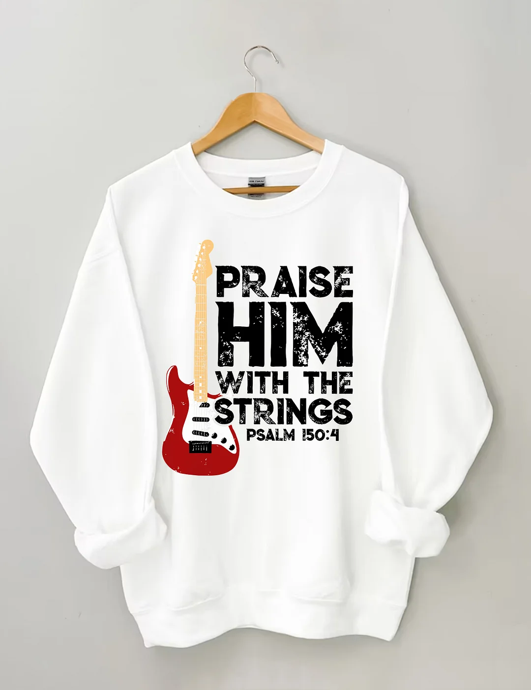 Praise Him With The Strings Sweatshirt