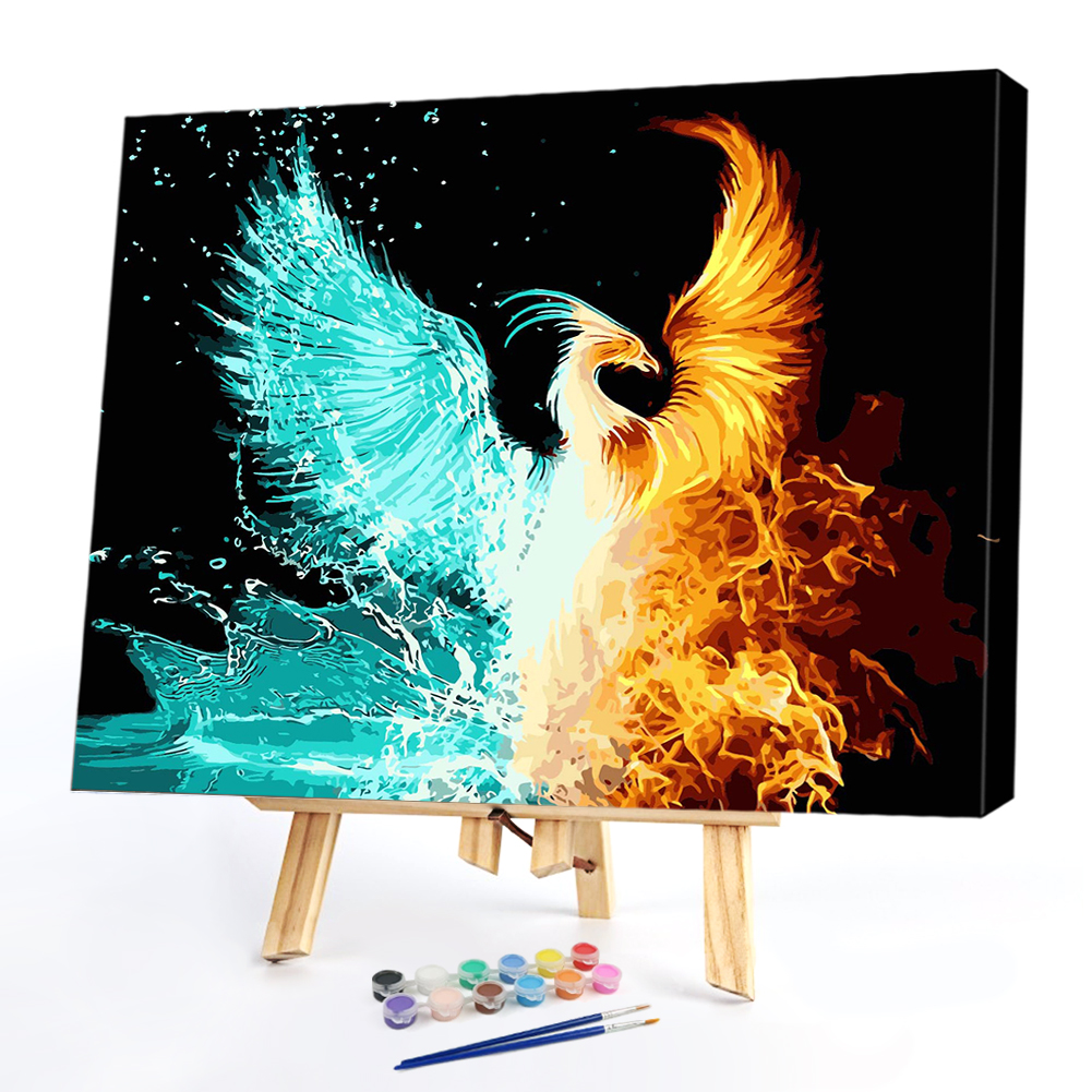 

40*50CM Paint By Numbers-Phoenix in Fire, 501 Original
