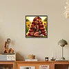 5D diy volle runde bohrer diamant malerei sonnenblume mädchen kunst wohnkultur 30x30cm