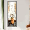 (30*90cm)Cat - Full Round Drill Diamond Painting