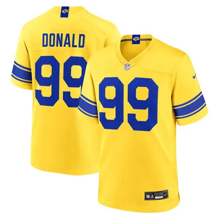Men's Los Angeles Rams #99 Aaron Donald Nike Classic Sol Game Jersey