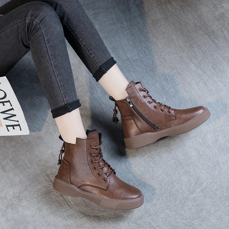 LookYno -  All-match Retro Skinny Martin Boots