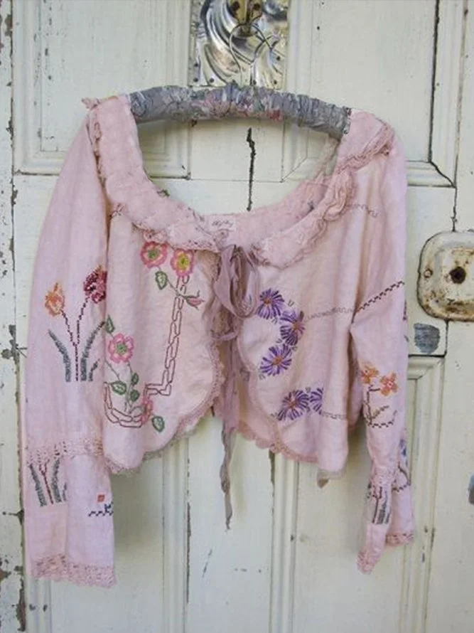 Women's  Casual Round Neck  Floral 3/4 Sleevee  Dresses
