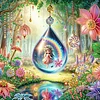 Diamond Painting-DIY Crystal Rhinestone Flower Fairy