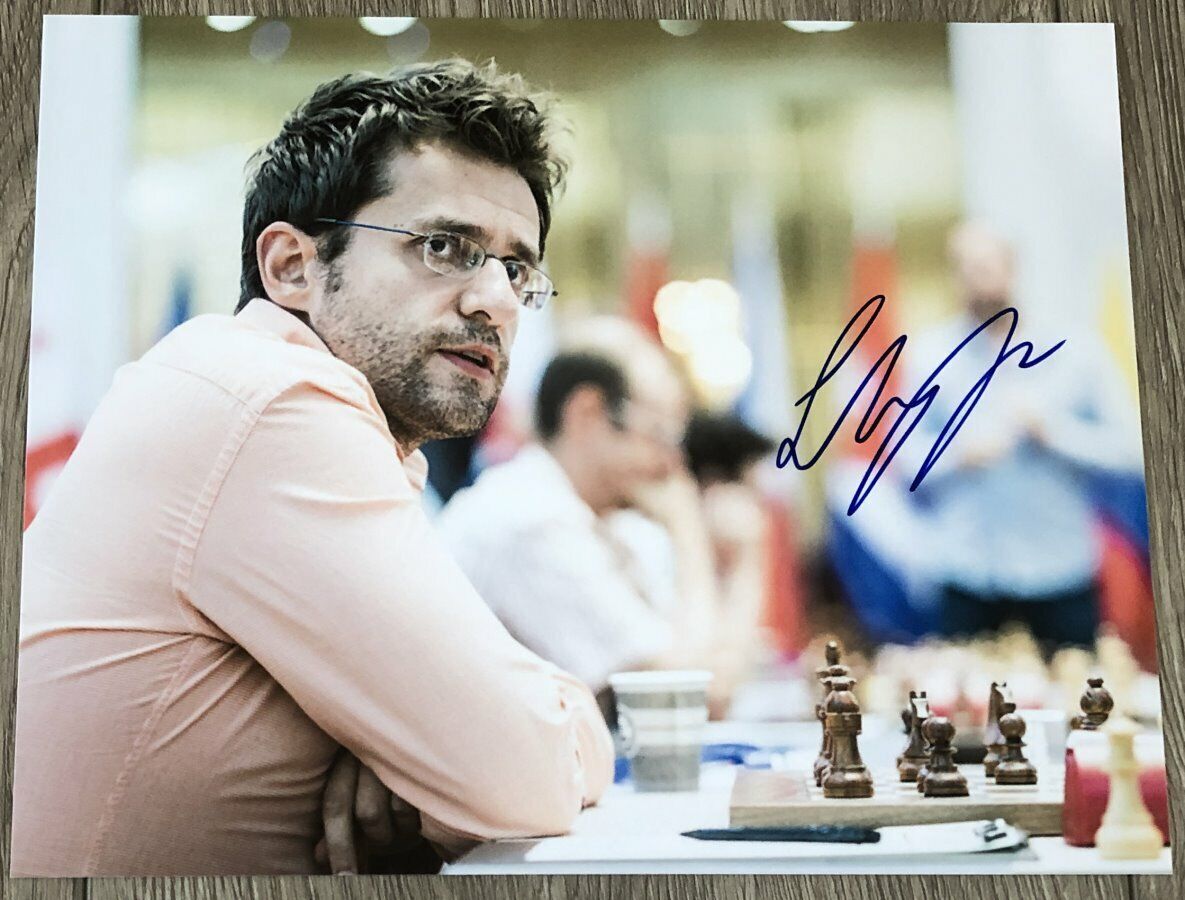 CHESS GRANDMASTER LEVON ARONIAN SIGNED AUTOGRAPH 8x10 Photo Poster painting E w/EXACT PROOF