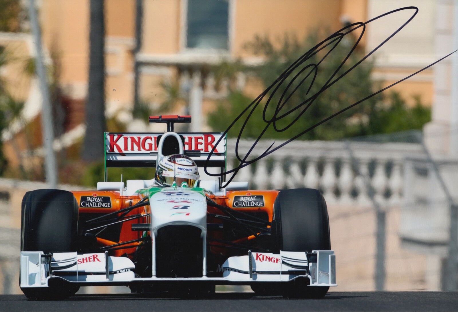 Adrian Sutil Hand Signed 12x8 Photo Poster painting F1 Force India 7.