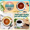 8pcs Sunrise DIY Diamond Painting Wooden Coasters