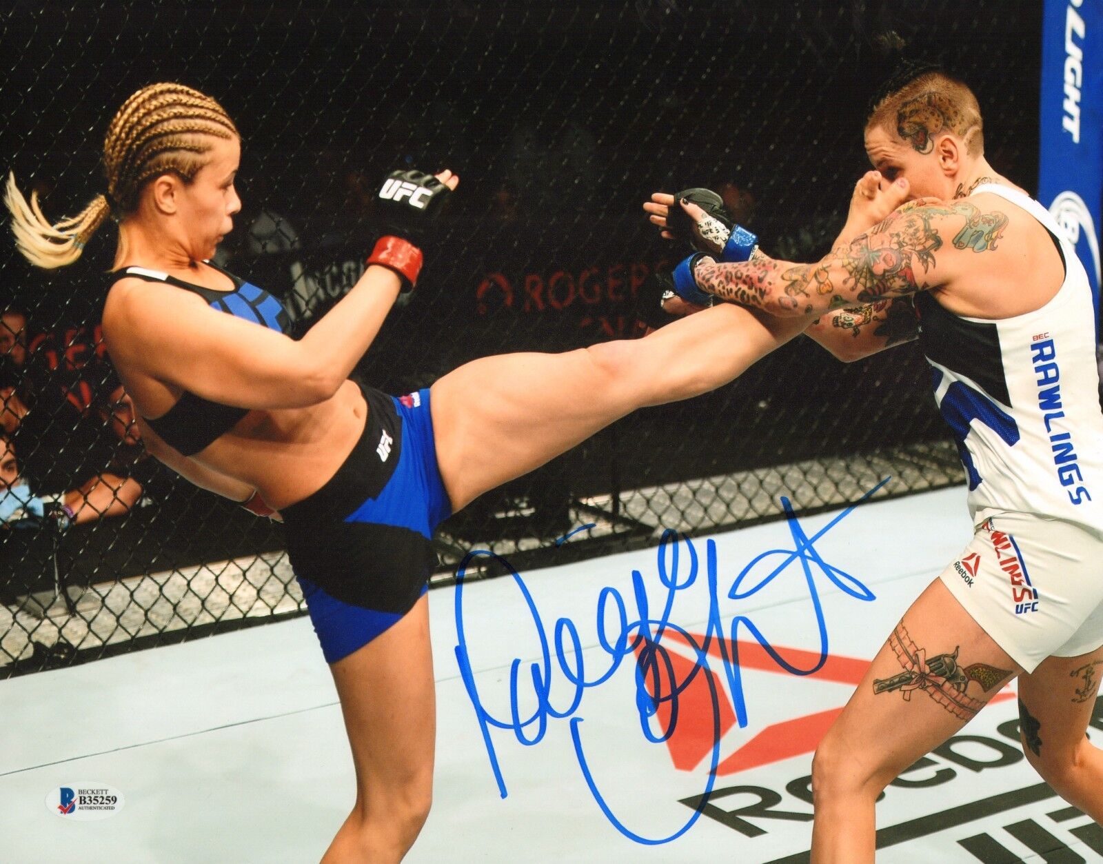 Paige VanZant Signed 11x14 Photo Poster painting BAS Beckett COA UFC on Fox 21 Picture Autograph