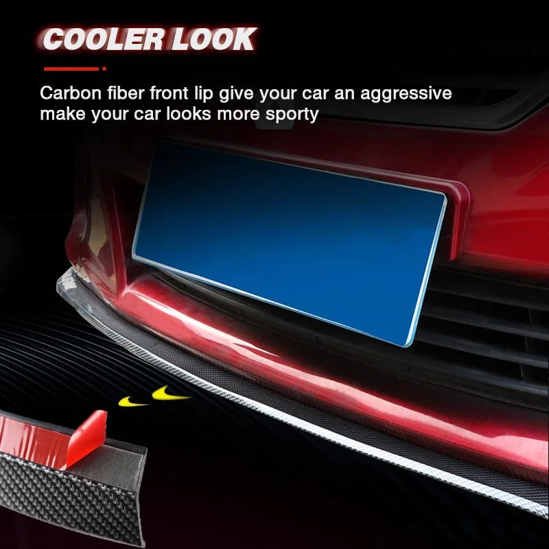 Universal Carbon Fiber Front Bumper Lip Strip(50% Discount)