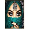 Mysterious lady | Full Round Diamond Painting Kits
