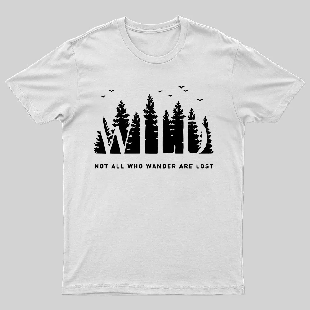 Not All Who Wander Are Lost Printed Men's T-shirt