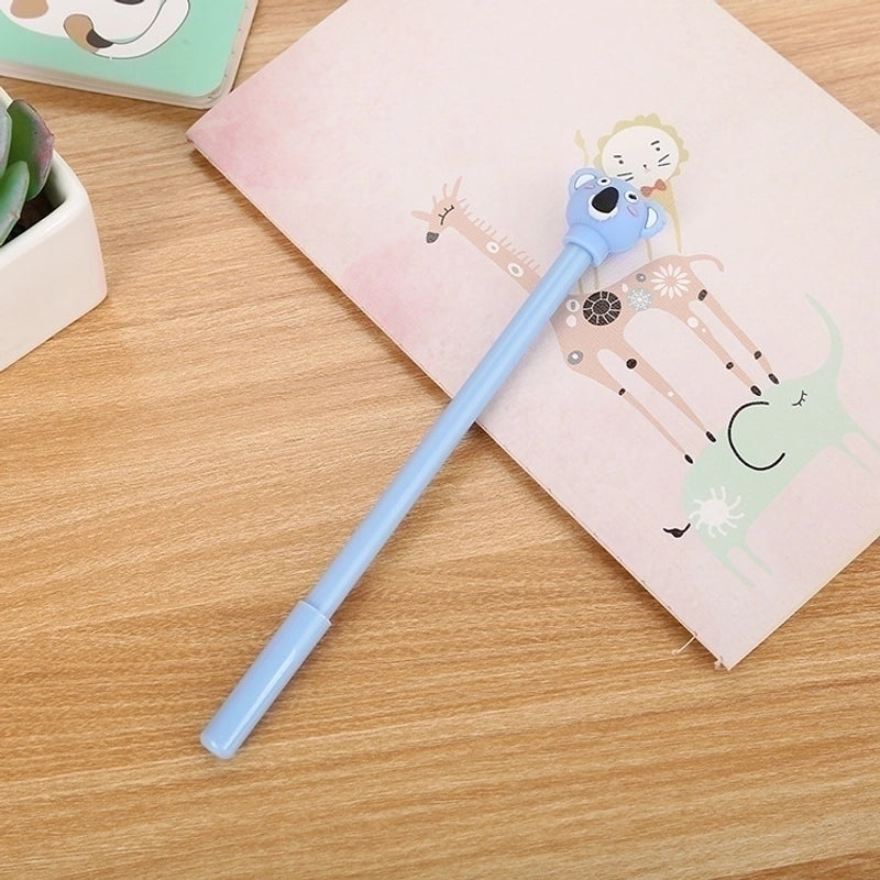 1 Piece Cartoon Class Learning Plastic Cute Gel Pen