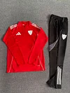Sevilla 25-26 1/4 Zip Training  Tracksuit Red Chandal
