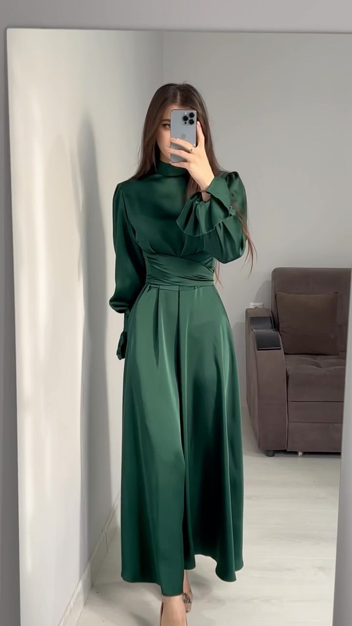 Ootddress Ruffled Bandage Elegant Maxi Dress For Women Patchwork Slim Lace-Up Solid Vintage Evening Partywear Ladies Long Dress 2025