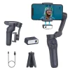 Smartphone Gimbal Stabilizer, 3-Axis Phone Gimbal for Android and iPhone, Video Recording Phone Stabilizer with/Object Tracking, Vlogging Kit, Portable - JCROBOT iSleeky L7C Pro
