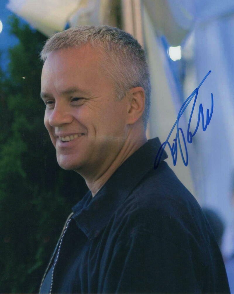 TIM ROBBINS SIGNED AUTOGRAPH 8X10 Photo Poster painting - THE SHAWSHANK REDEMPTION, BULL DURHAM