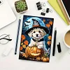2 St&uuml;ck 50-seitiges A5 Halloween Diamond Painting Notizbuch f&uuml;r Erwachsene Urlaubsgeschenk
