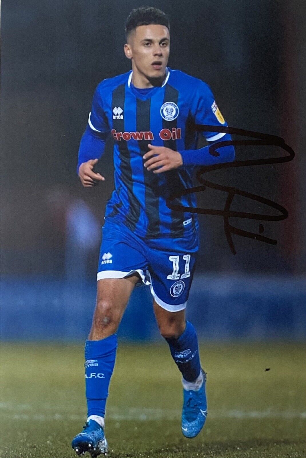 Tyler Smith Genuine Hand Signed Rochdale 6X4 Photo Poster painting