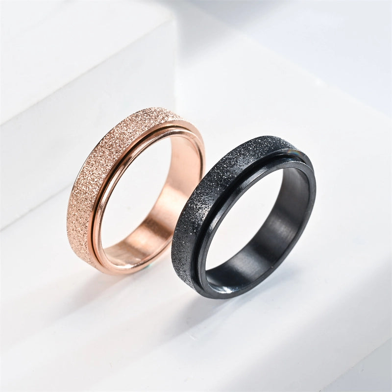 Elegant Geometric 304 Stainless Steel Plating Unisex Rings